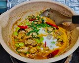 รูปขั้นตอนการทำที่ 4 ของ แกงคั่วกลิ้งไก่ใส่สามเหม็น