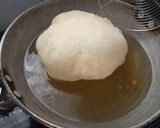 A picture of step 4 of छोले भटूरे.
