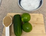 A picture of step 1 of Cucumber-Lime Refresher 🥒🍋‍🟩.