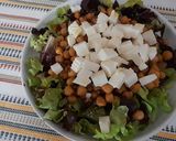 Foto del paso 4 de la receta Ensalada de garbanzos fritos en airfryer