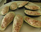 A picture of step 5 of Japanese-Style Stuffed Eggplants.