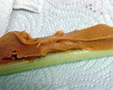 A picture of step 1 of Peanut butter celery.