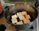 A picture of step 2 of Silken Tofu with Thick Ankake Sauce.