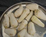 A picture of step 1 of Whole wheat colocasia roll.