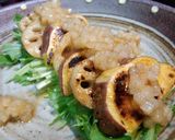 A picture of step 7 of Lotus Root and Sweet Potato Salad with Pear Sauce.