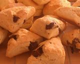 A picture of step 9 of Easy Chocolate Scones.