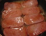 A picture of step 1 of Spam Musubi.