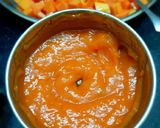 A picture of step 1 of Papaya halwa.
