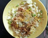 A picture of step 3 of POHA Pakodas.