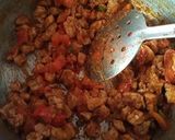 A picture of step 6 of Chicken Fajita Pasta.