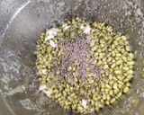 A picture of step 1 of Moong Dal Chilla.