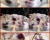 A picture of step 2 of AMIEs Fruit (cherry) Ice Cubes.