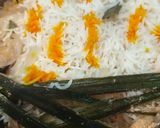 Gambar langkah 4 resipi Nasi Minyak Gulai Ayam.