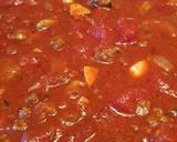 A picture of step 10 of Spaghetti sauce.