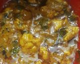 A picture of step 2 of Palak bheja fry.
