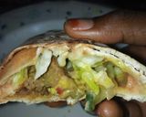 A picture of step 4 of Beef shawarma.