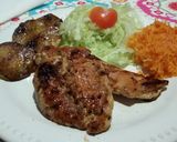 Foto del paso 3 de la receta: Pechuguitas doradas con Peras grillé 