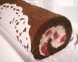 A picture of step 13 of Fluffy Chocolate Roll Cake.