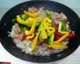 A picture of step 1 of Bell Pepper And Smoked Duck.