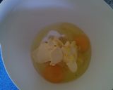 A picture of step 1 of Irmgards lemon surprise cup cakes.