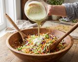 A picture of step 3 of Texas Green Fire Taco Slaw.