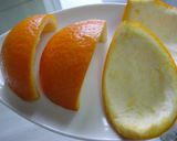 A picture of step 1 of Orangettes.