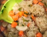 A picture of step 5 of Clavaria Mushrooms and Carrots Soup.