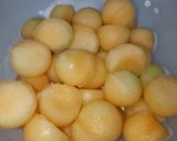 Hình bước làm 1 của món Chè Dưa Lưới Sago