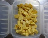 A picture of step 2 of Sweet Potato Pie with Steamed Sweet Potatoes Made in a Silicone Steamer.