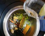 A picture of step 2 of Kashmiri Chai pink Chai Kashmiri kesar chai.