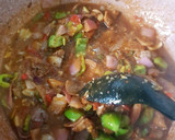 A picture of step 7 of Chilli beef.