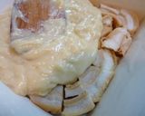 A picture of step 4 of Vegetable and Kurumabu Lasagne.