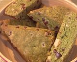A picture of step 9 of White Chocolate and Lemon Peel Scones & Dark Matcha Scones.