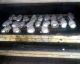 A picture of step 5 of Brad's smoked bacon taco poppers.