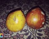A picture of step 1 of African Star Apple juice.