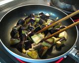 A picture of step 3 of Basic Pasta: Tomato and Eggplant.