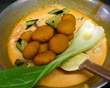 A picture of step 10 of Kabocha Squash Gnocchi Shrimp and Tomato Cream.