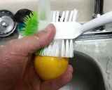 A picture of step 1 of Limoncello.