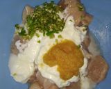 A picture of step 4 of Balochi Masala chicken.