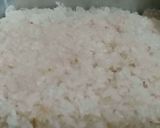 A picture of step 4 of Coconut Burfi / Kobbari Mitai.