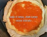 Foto del paso 3 de la receta: Pizza al Airfryer con Obleas de Arroz