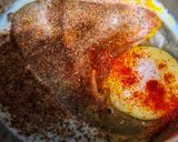 A picture of step 1 of Egg Omelette curry.