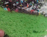 Foto langkah ke 7 dari resep Brownies kukus pasta pandan (no mixer, no timbangan).