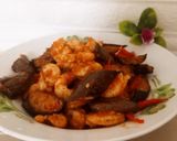 Foto langkah ke 10 dari resep Sambal merah udang terong.