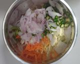 Gambar langkah 3 resipi Mix Vegetables Pakoray.