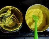 A picture of step 1 of Fried Chingri Bhapa.