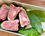 Hình bước làm 4 của món Ớt Chuông Tím Nhồi Thịt Nướng Lá Nguyệt Quế
