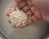 A picture of step 2 of Pongal with Jowar Millet.