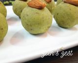 A picture of step 3 of Green Pea Laddoos.