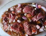 Pas rețetă Carne de porc cu prune uscate la cuptor și piure de cartofi 1 fotografie